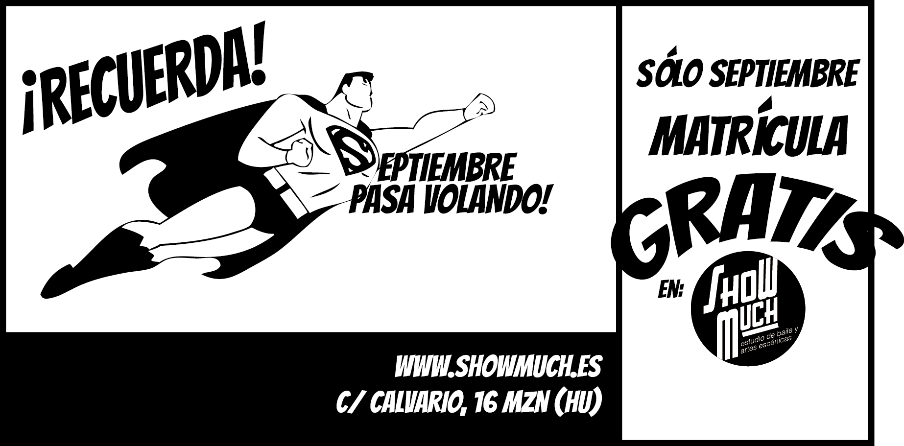 Solo en Septiembre: Matrícula Gratis